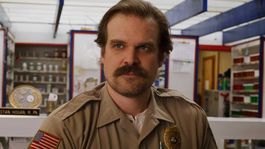 David Harbour interpreta al sheriff Hopper en Stranger Things David Harbour interpreta al sheriff Hopper en Stranger Things