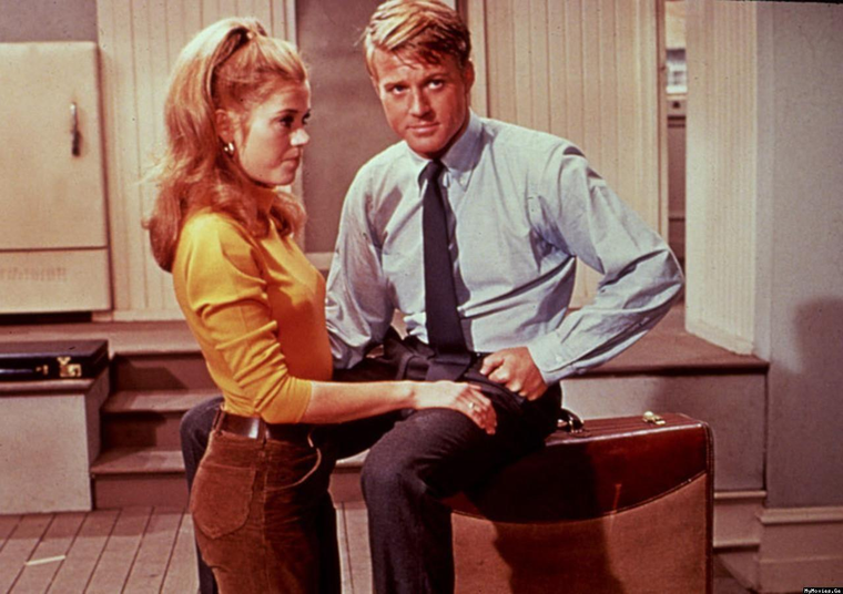 Jane Fonda y Robert Redford, una de las grandes duplas románticas del cine. Jane Fonda y Robert Redford, una de las grandes duplas románticas del cine. 