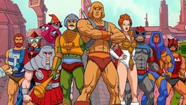 He-Man junto a Man-At-Armas y los Amos del Universo