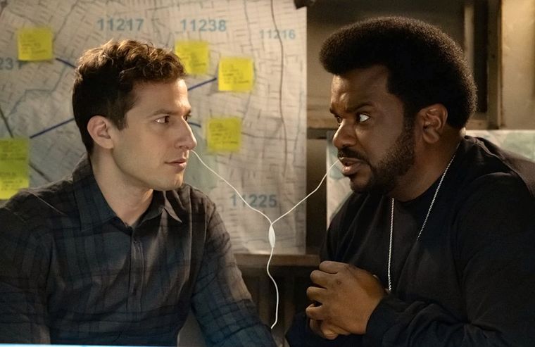 Craig Robinson junto a Andy Samberg