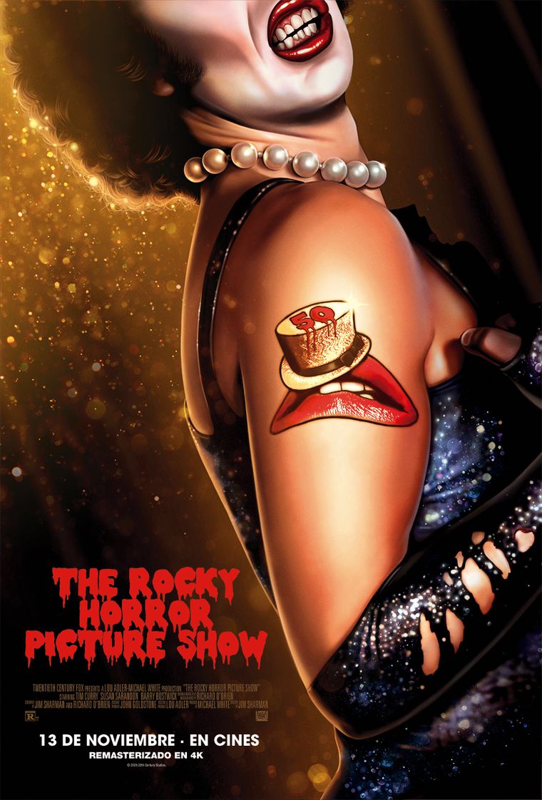 El póster promocional con el que 20th Century Studios anunció el desembarco de The Rocky Horror Picture Show en cines tan sólo por una noche. El póster promocional con el que 20th Century Studios anunció el desembarco de The Rocky Horror Picture Show en cines tan sólo por una noche.