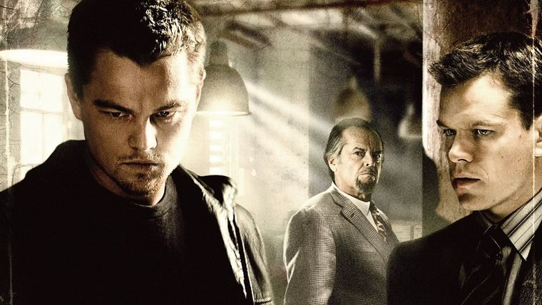 Los infiltrados (2006), protagonizada por Leonardo DiCaprio, Jack Nicholson y Matt Damon.