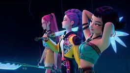 Mira, Rumi y Zoey, Las Guerreras K-pop, el mega éxito de Netflix.