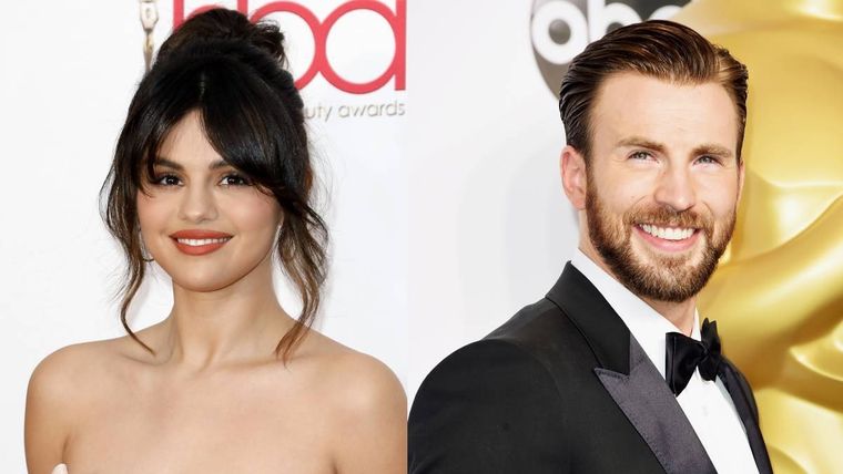 Selena Gomez y Chris Evans
