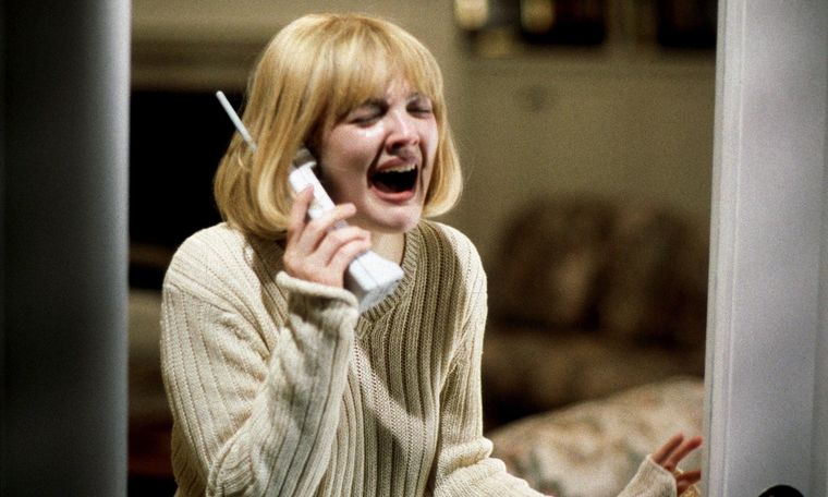 Drew Barrymore en Scream (1996).