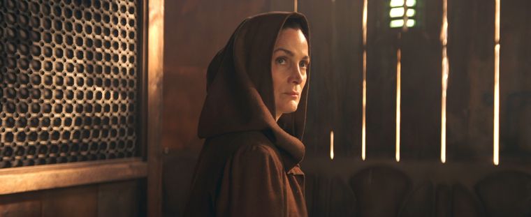Carrie-Anne Moss, una de las estrellas de The Acolyte