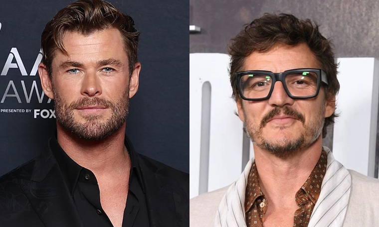 Chris Hemsworth y Pedro Pascal