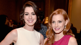 Anne Hathaway y Jessica Chastain se conocieron en el set de Interstellar.