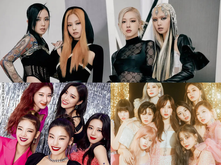 Los grupos que inspiraron a Huntrix: BLACKPINK, ITZY y TWICE. Los grupos que inspiraron a Huntrix: BLACKPINK, ITZY y TWICE.