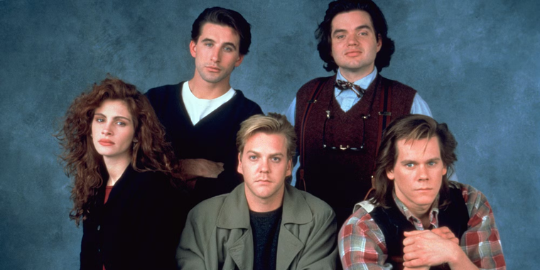 Julia Roberts y el elenco de Flatliners 