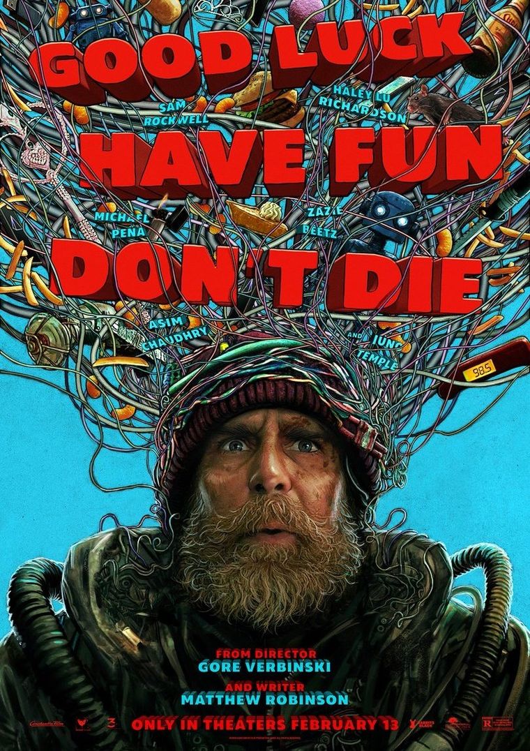 El póster oficial de Good luck, have fun, don’t die. El póster oficial de Good luck, have fun, don’t die.