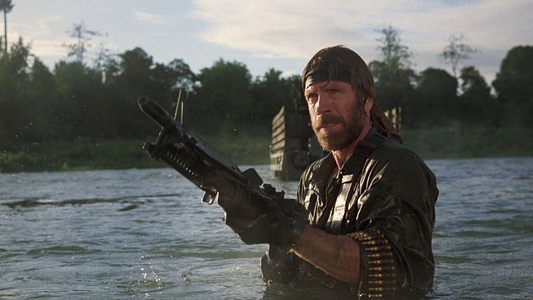Chuck Norris en la mítica escena de Missing in Action (1984)