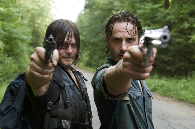 Daryl Dixon y Rick Grimes. Daryl Dixon y Rick Grimes.