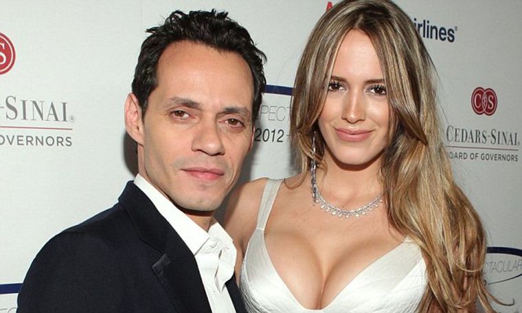 Shannon de Lima y Marc Anthony cuando eran pareja