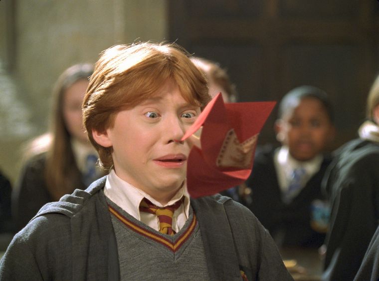 Rupert Grint interpreta a Ron Weasley
