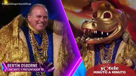 Bertín Osborne estaba detrás del disfraz de Cocodrilo.