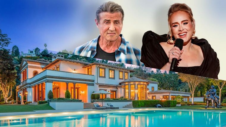 La nueva casa de Adele, que comparte una peculiar conexión con Sylvester Stallone