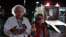 El Doc y Mart McFly, los protagonistas de esta historia inolvidavle