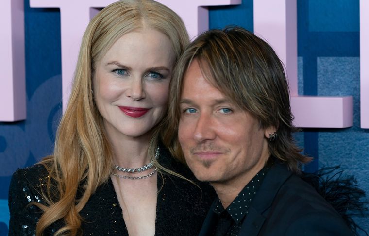 Nicole Kidman junto a su exesposo