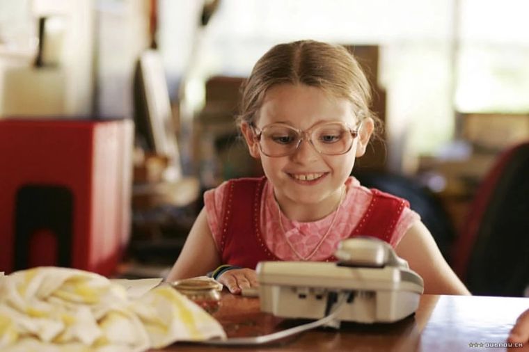 Abigail Breslin interpretó a Olive en Pequeña Miss Sunshine.