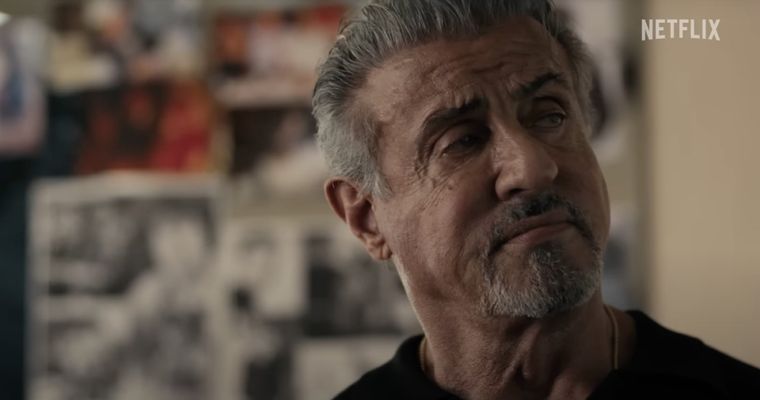 Sylvester Stallone durante una de las entrevistas del exclusivo docuemtnal de Netflix