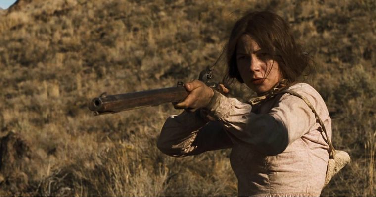 Michelle Williams en El atajo de Meek.