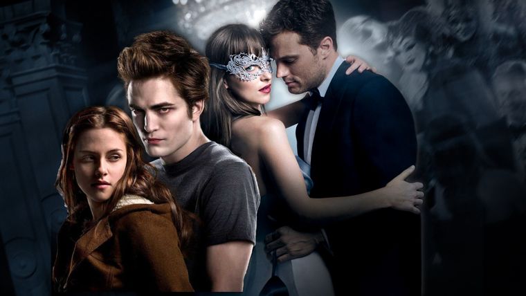 Crepúsculo y Cincuenta sombras de Grey son dos ejemplos muy diferentes de cine romántico