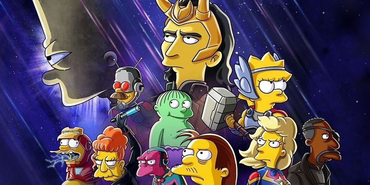 El especial de Los Simpson con Marvel Studios. El especial de Los Simpson con Marvel Studios.
