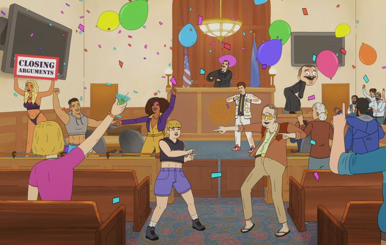 Comedia, abogados y descontrol en la divertida ficción animada de Netflix Comedia, abogados y descontrol en la divertida ficción animada de Netflix