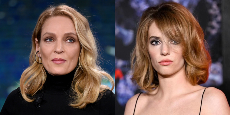 Uma Thurman y Maya Hawke