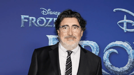 Molina en la premirere de Frozen II donde interpreta al Rey Agnarr