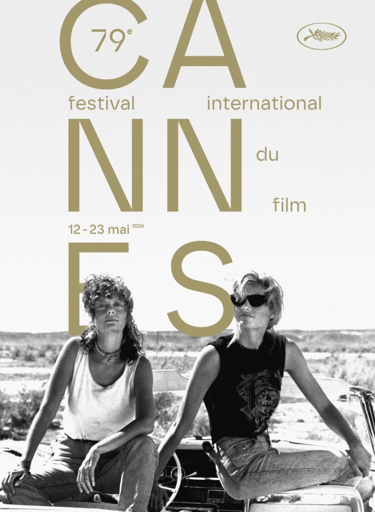 El Festival de Cannes 2026 eligió a Thelma & Louise para ser la figura del póster. El Festival de Cannes 2026 eligió a Thelma & Louise para ser la figura del póster.