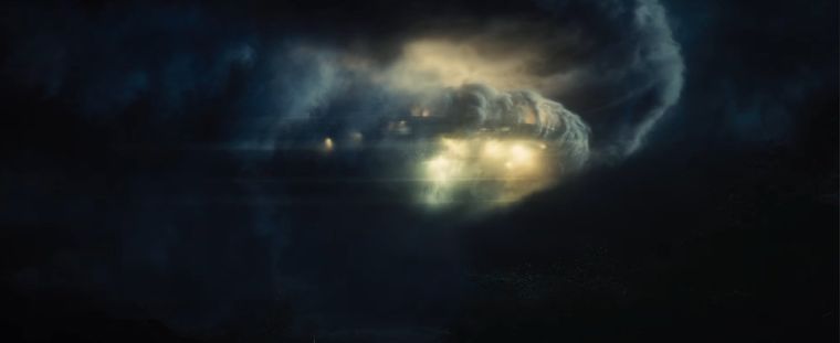 Imagen de un aparante OVNI en Disclosure Day de Steven Spielberg. Imagen de un aparante OVNI en Disclosure Day de Steven Spielberg.