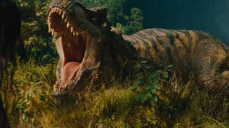 El T-Rex uno de los dinosaurios que regresa para Jurassic World: Rebirth.
