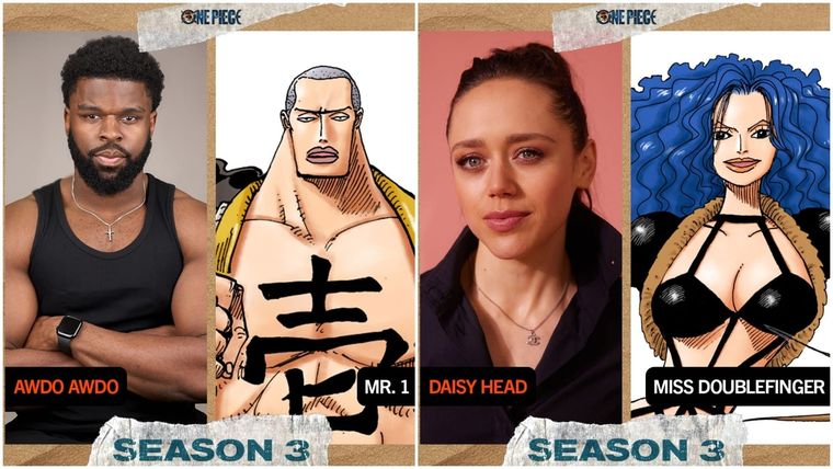 Mr. 1 y Miss Doublefinger se suman a la S3 de One Piece. Mr. 1 y Miss Doublefinger se suman a la S3 de One Piece.