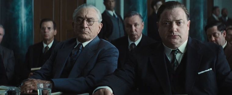 Robert de Niro y Brandan Fraser en Killers of the Flower Moon