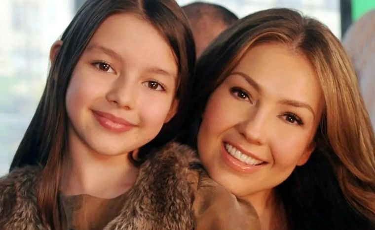 Thalía y su hija Sabrina