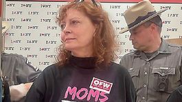 Susan Sarandon fue arrestada en medio de una protesta en Nueva York