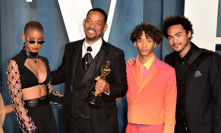 Will Smith junto a sus hijos