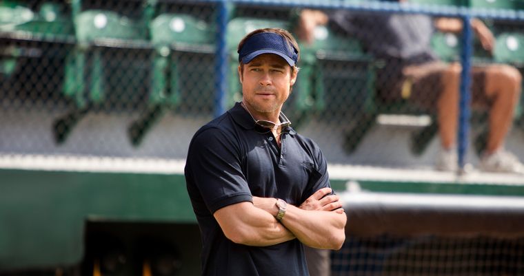 Brad Pitt es el protagonista de El juego de la fortuna (2011), disponible en Netflix.
