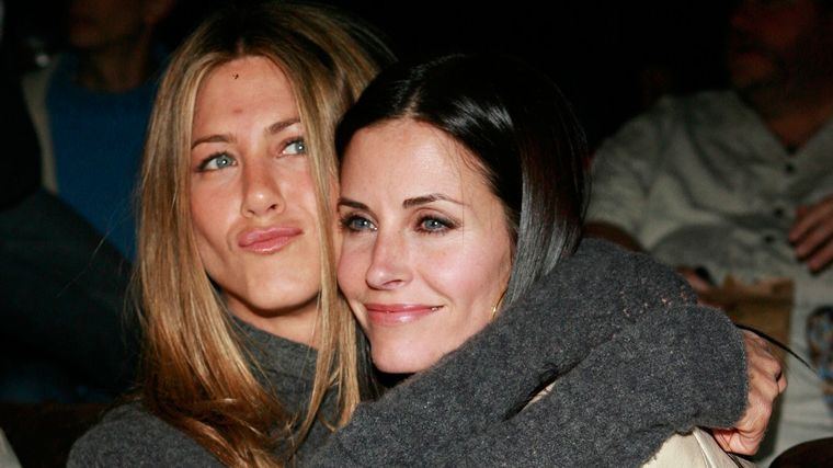 Courteney Cox y Jennifer Aniston fueron protagonistas en Friends.