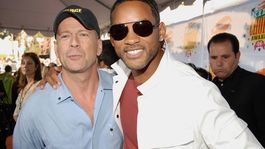 Bruce Willis y Will Smith, amigos detrás de cámara