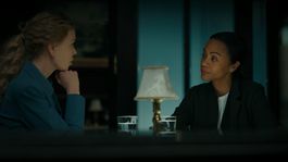 zoe saldana y nicole kidman se preparan, el thriller de espionaje de taylor sheridan tendra tercera temporada.