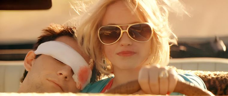 Christian Slater y Patricia Arquette en True Romance (1992).