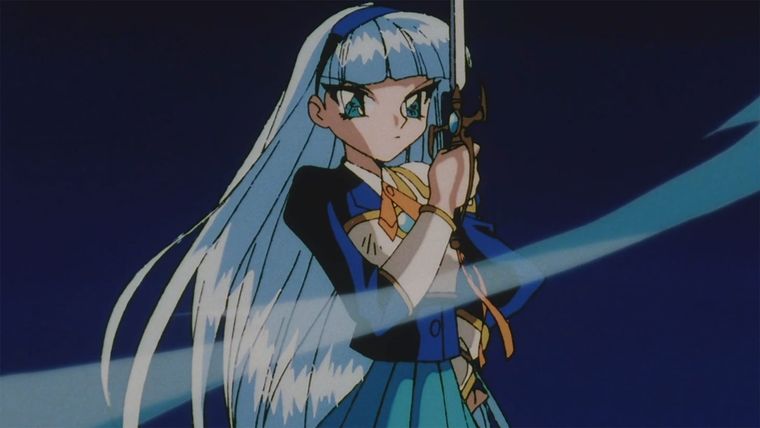 Umi Ryuzaki (Marina), una joven de carácter fuerte, hábil con la espada y usuaria del agua. Umi Ryuzaki (Marina), una joven de carácter fuerte, hábil con la espada y usuaria del agua.