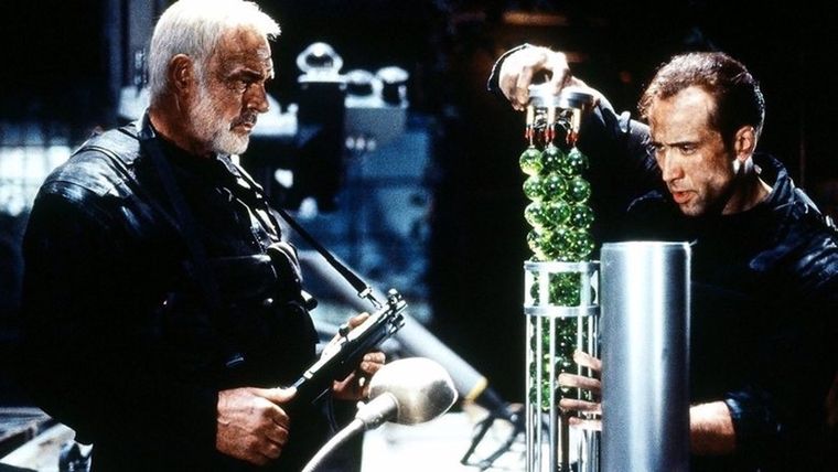 Sean Connery y Nicolas Cage, dos de las estrellas de La Roca