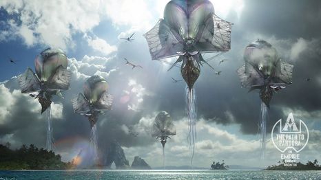 Las embarcaciones voladoras del Clan Tlalim