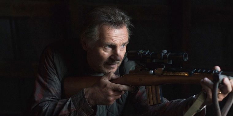 Liam Neeson en The Marksman