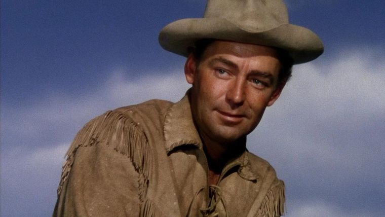 Alan Ladd es el protagonista de Shane, uno de los mejores westerns de la historia.