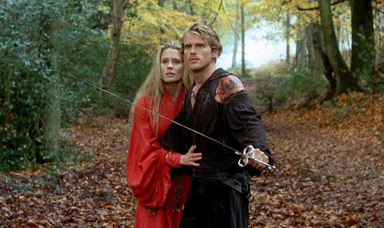 Robin Wright y Cary Elwes en The Princess Bride